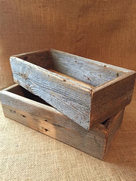 Small Rustic Boxes 